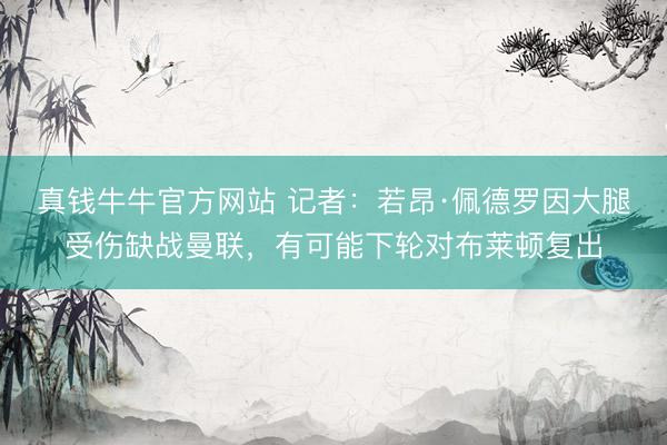 真钱牛牛官方网站 记者：若昂·佩德罗因大腿受伤缺战曼联，有可能下轮对布莱顿复出